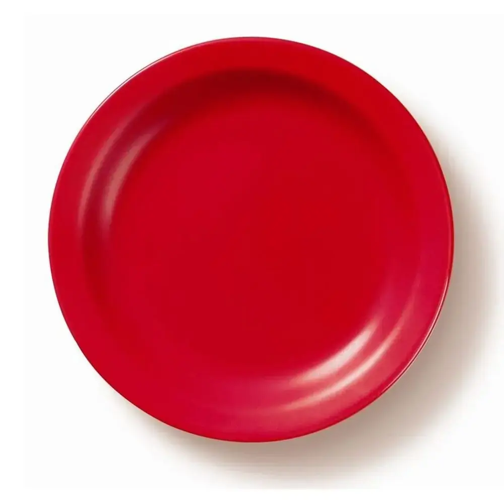 Prato Oxford Raso 26cm Vermelho