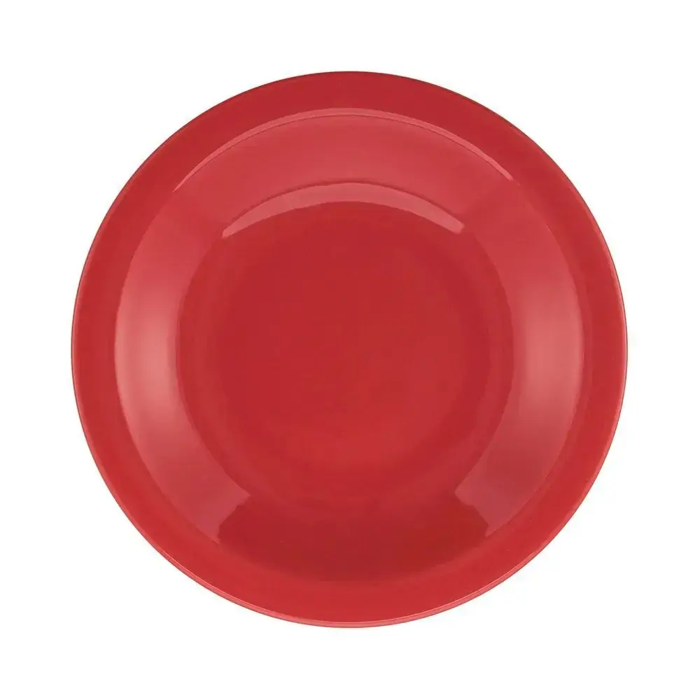 Prato Oxford Fundo 22cm Vermelho