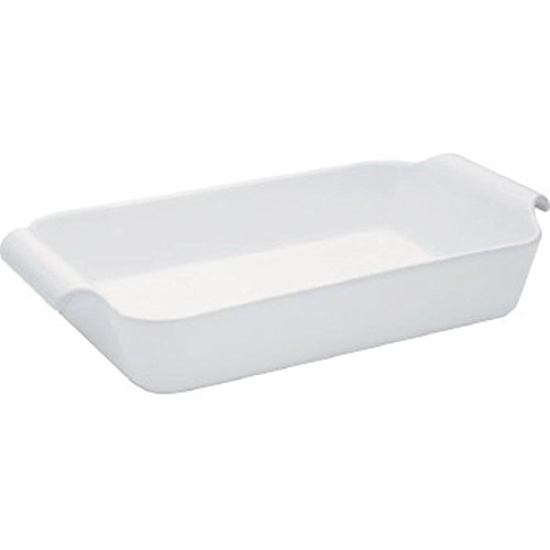 Travessa Refratária Funda Oxford Gourmet Porcelana 38x23cm