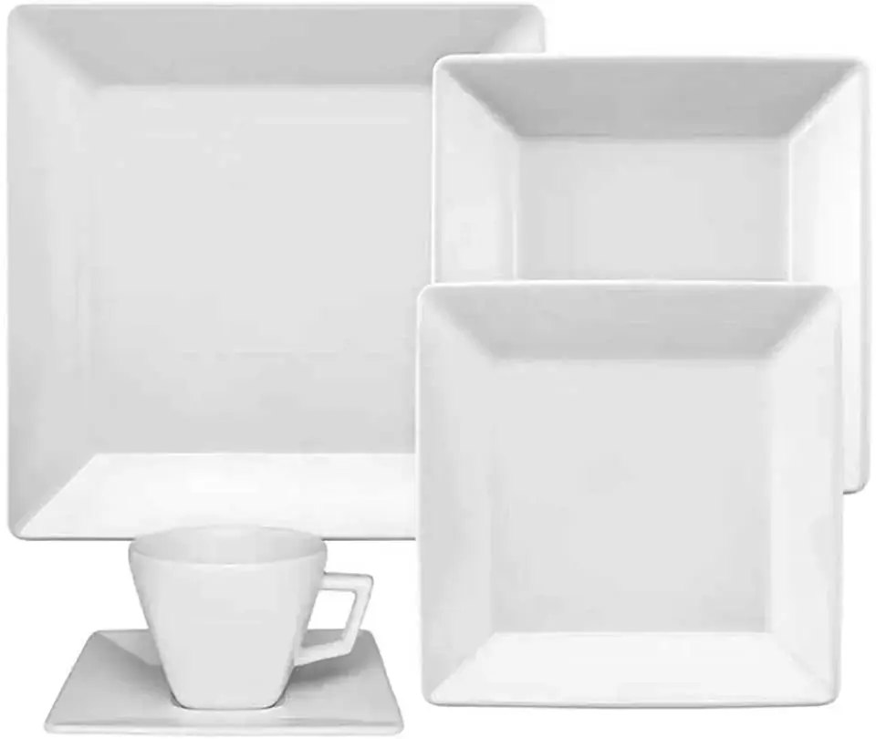 Ap.jantar/cha 20 Pcs Oxford Quartier White