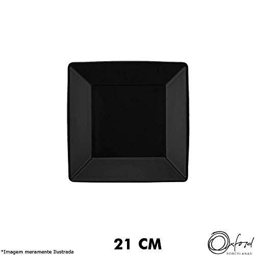 Prato Fundo 21x21cm Quartier Black
