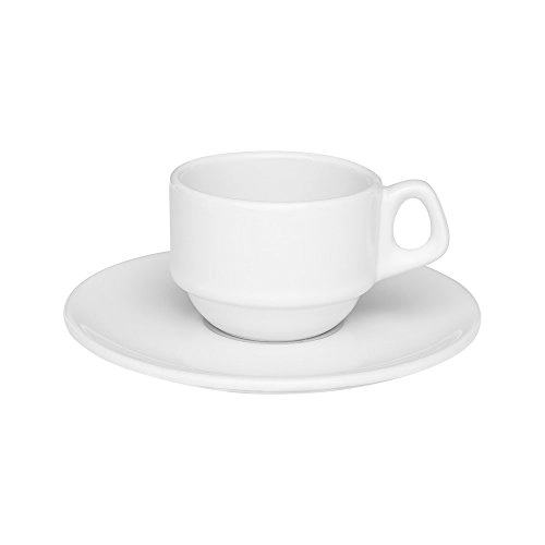 Xicara Cafezinho C/pires Coup White