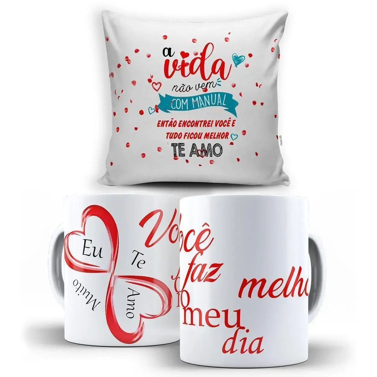 KIT Caneca + Almofada Mundo dos Namorados 003