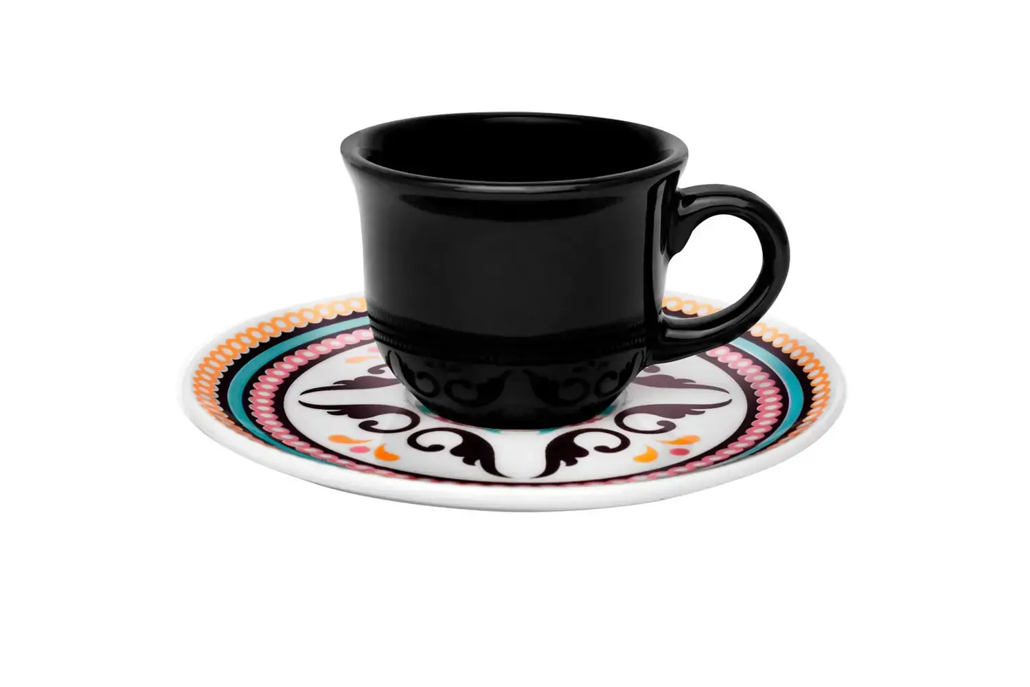 Xícara de Café com Pires Floreal Luiza 75ml