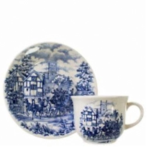 Conjunto De Café 75ml Oxford Biona Cena Inglesa 12pçs