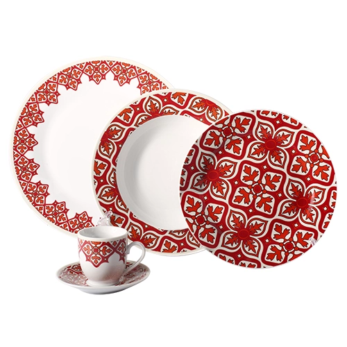 Aparelho Jantar/cha 30 Peças Moon Candy Dots 1281g Oxford