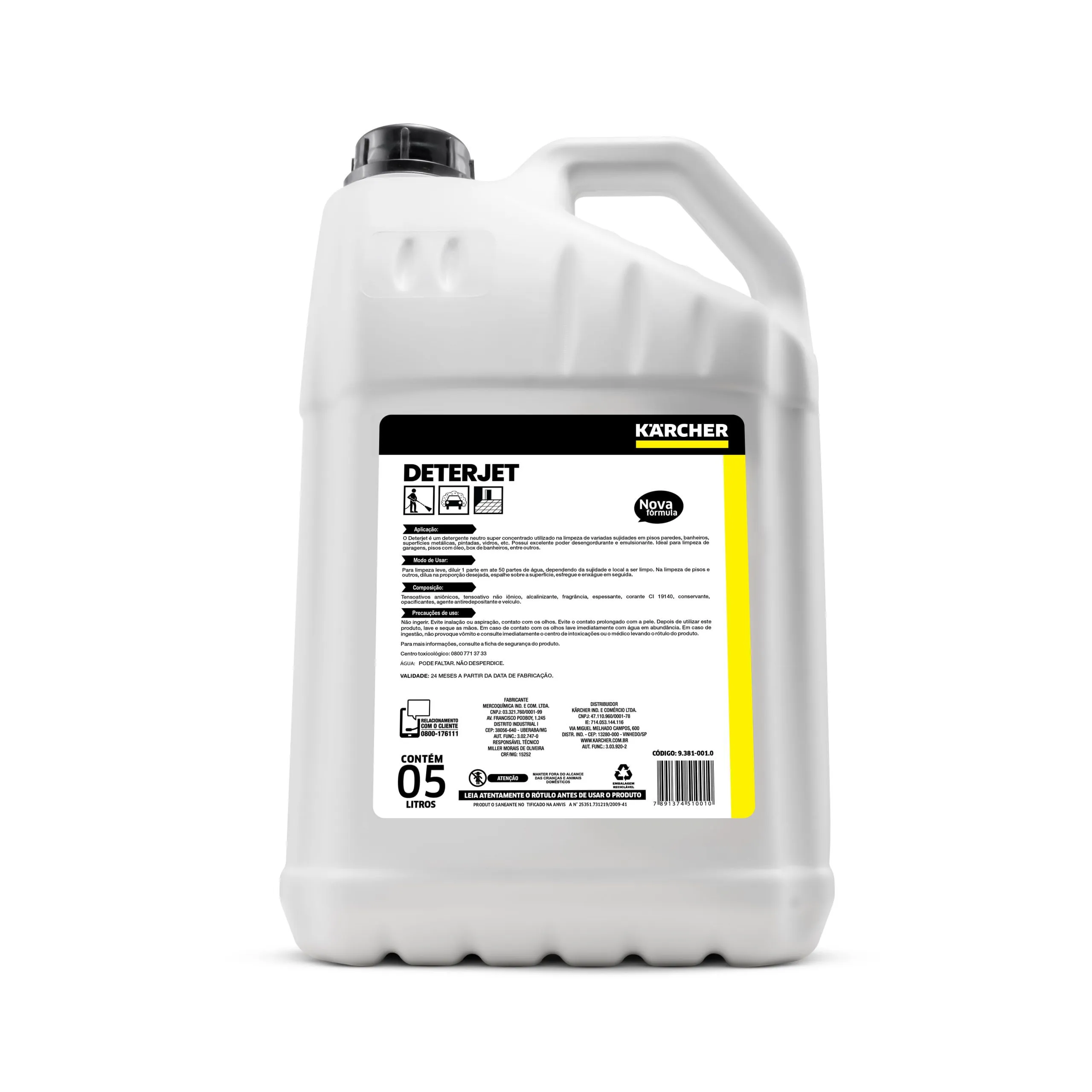 Deterjet Concentrado Kärcher - 5 Litros
