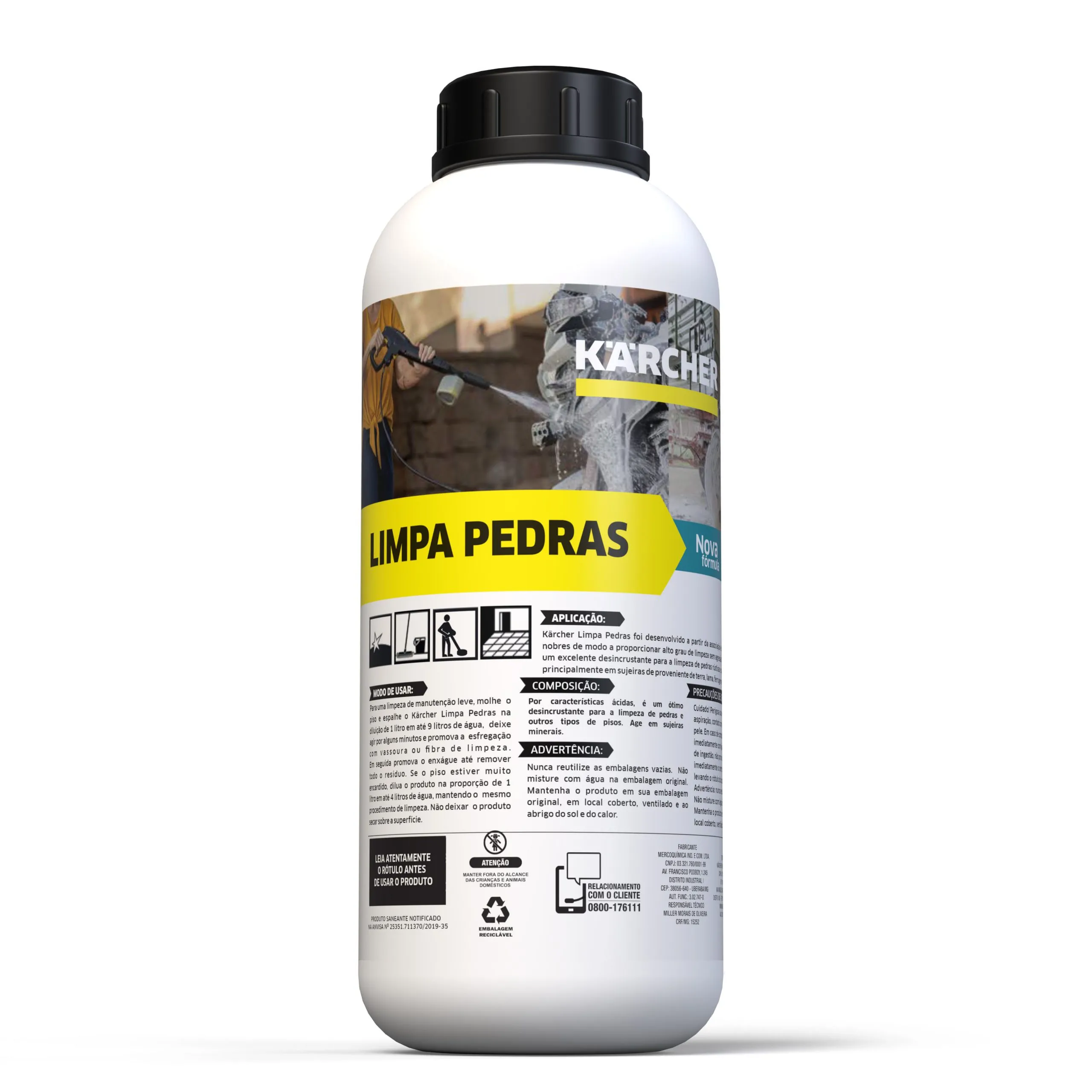 Detergente Limpa Pedras Kärcher - 1 Litros