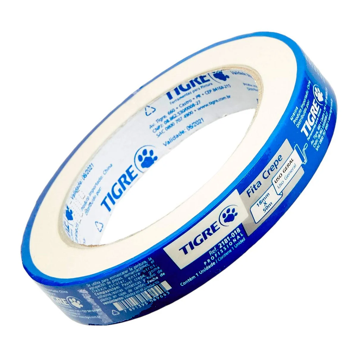 Fita Crepe Tigre 18mm X 50mm
