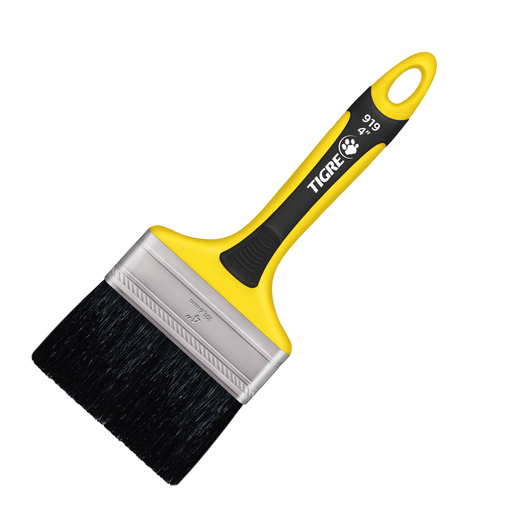 Pincel para Esmalte Amarelo Tigre 101,6mm