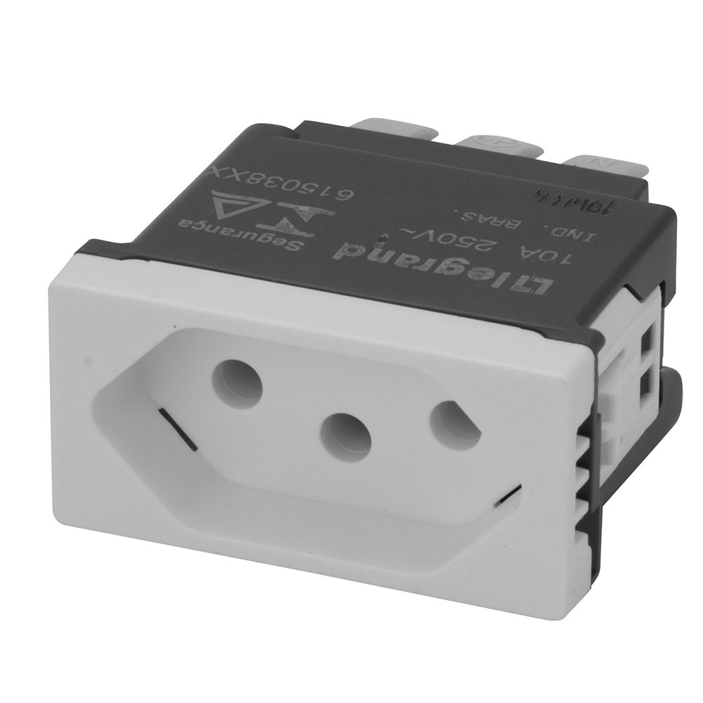 Módulo Tomada 10a - Branco - Pial Plus +