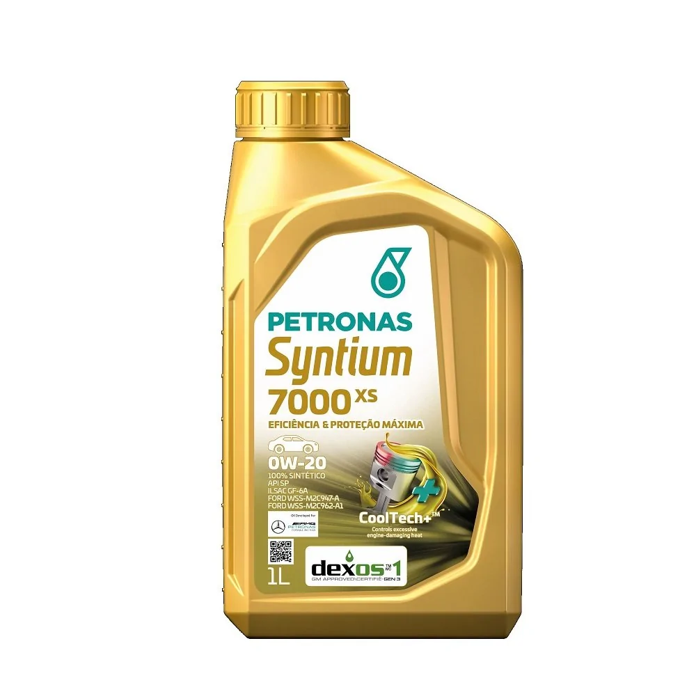 Óleo de Motor 0W20 Syntium 7000 XS Sp 1 Litro - PETRONAS 70885E19BR