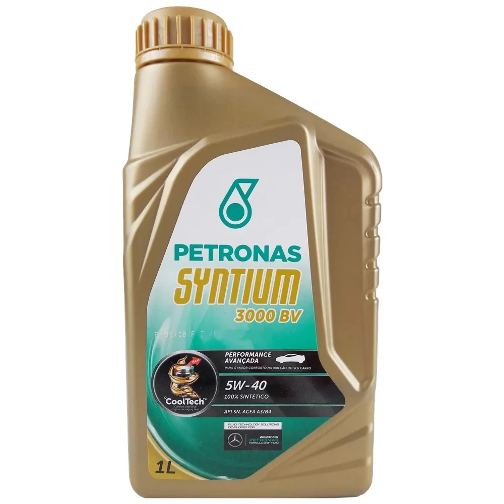 Óleo Motor 5w40 SL Syntium 300 Bv Semissintético Sn 1 Litro Petronas -70259E19BR - PETRONAS 70259E19BR