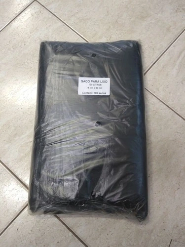 Saco De Lixo 100 Litros Intermediario Reforçado 100 Unidades