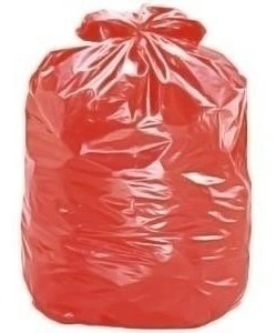 Saco De Lixo 20 Litros Vermelho Com 100 Unidades Recicláveis Vermelho