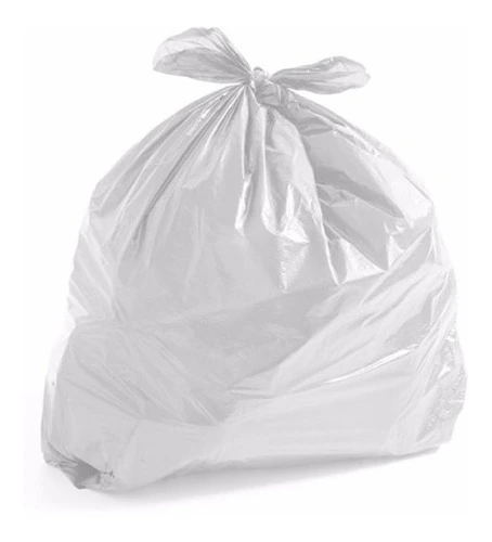 Saco De Lixo 100 L Branco Comum 100 Unidades