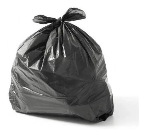 Saco De Lixo Reforçado Preto 40 Litros - (50 Unidades)