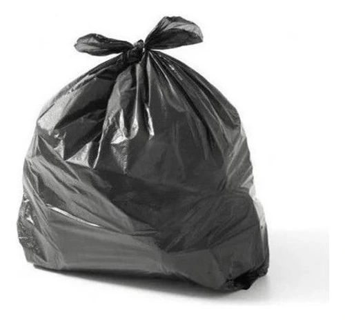 Saco De Lixo Reforçado Preto 60 Litros - (50 Unidades)