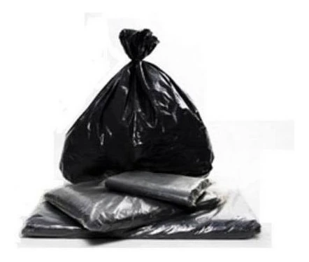 Sacos De Lixo 100 Litros Preto 300 Unidades Resistentes Preto