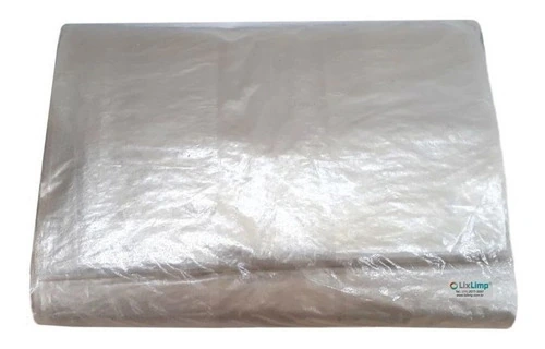 Sacos Para Lixo Transparente 200 Litros  Normal (100 Un) Cinza