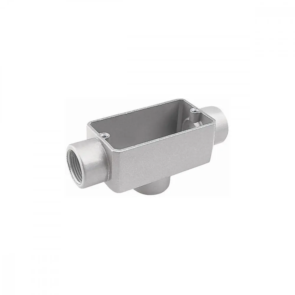 Condulete Fixo 1" Tipo "tb" - Sem Tampa / Rosca Bsp / Com Pintura Eletrostática A Pó