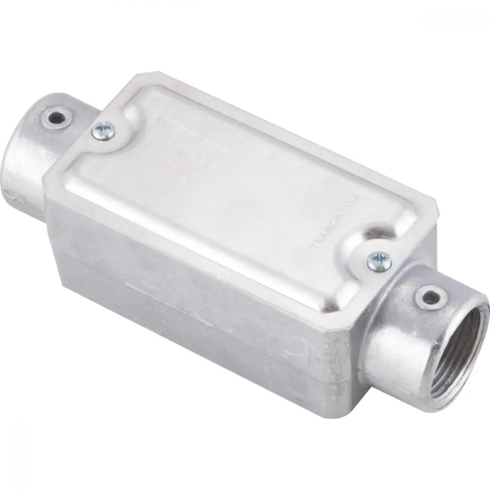 Condulete Fixo 1" Tipo "c" - Com Tampa / Rosca Bsp / Sem Pintura