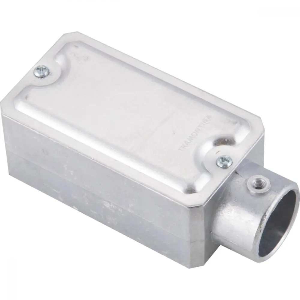 Condulete Fixo 3/4" Tipo "e" - Com Tampa / Sem Rosca / Sem Pintura