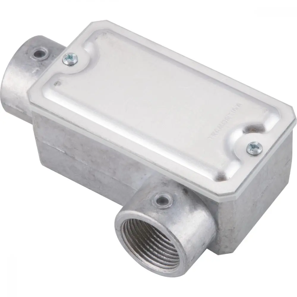Condulete Fixo 1" Tipo "ll" - Com Tampa / Rosca Bsp / Sem Pintura