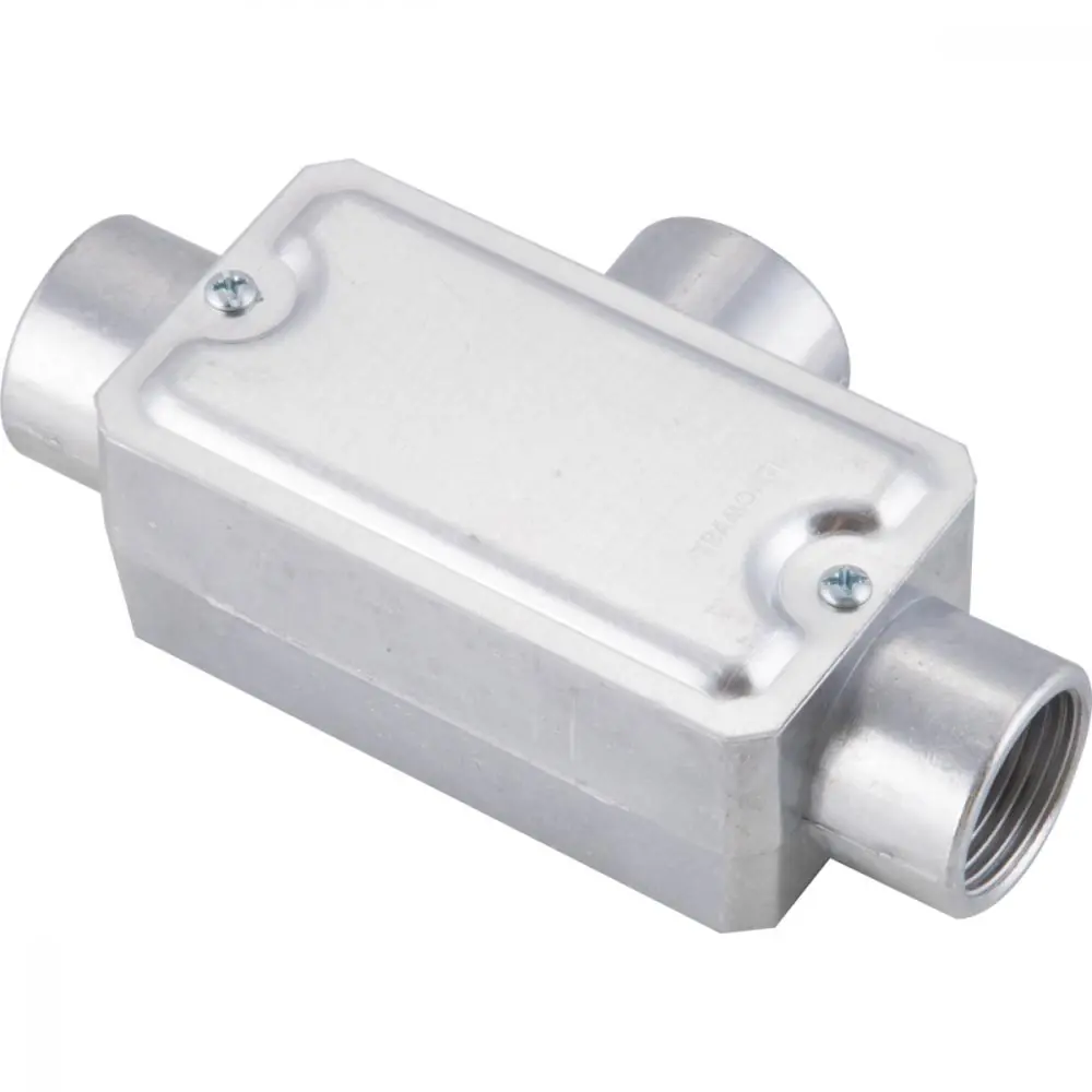 Condulete Fixo 3/4" Tipo "t" - Com Tampa / Rosca Bsp / Sem Pintura