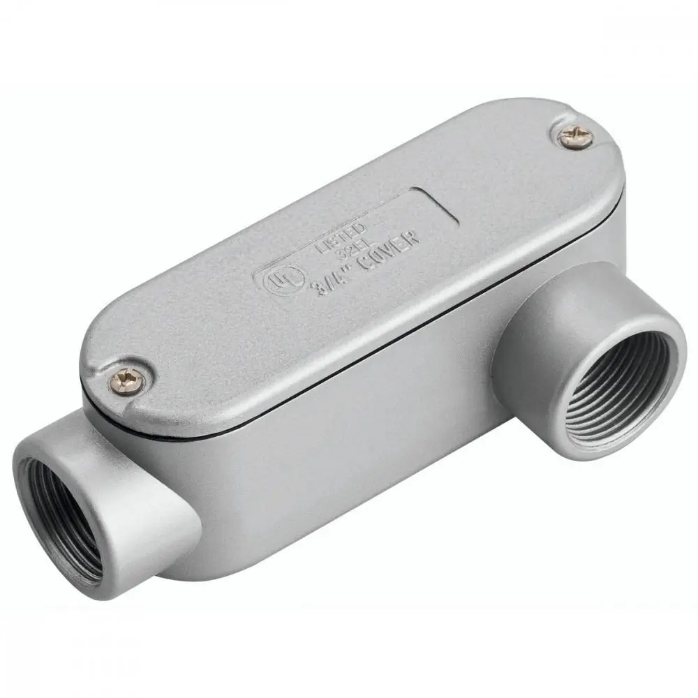 Condulete Fixo Ovalado 1" Tipo "ll" - Com Tampa / Rosca Bsp / Com Pintura