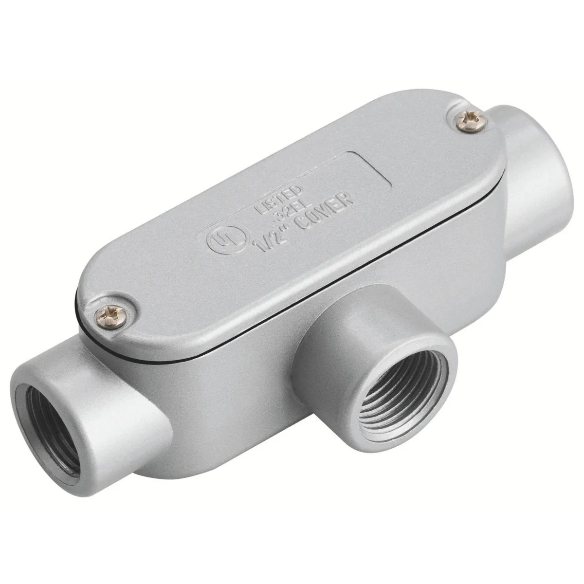 Condulete Fixo Ovalado 3/4 Tipo t - Com Tampa / Rosca Bsp / Com Pintura Tramontina