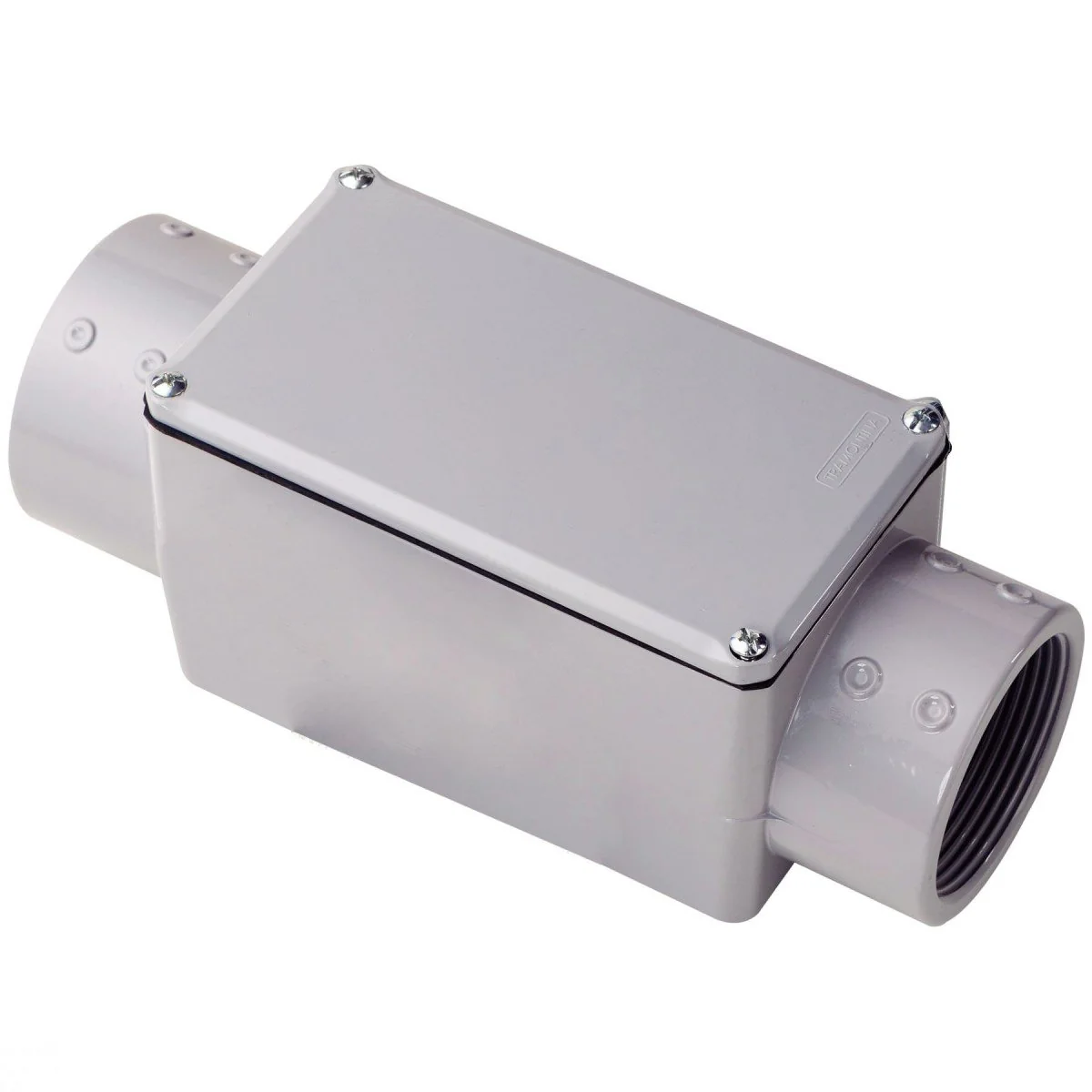 Condulete Fixo 2.1/2 Tipo c - Com Tampa / Rosca Npt / Com Pintura Eletrostática A Pó Tramontina