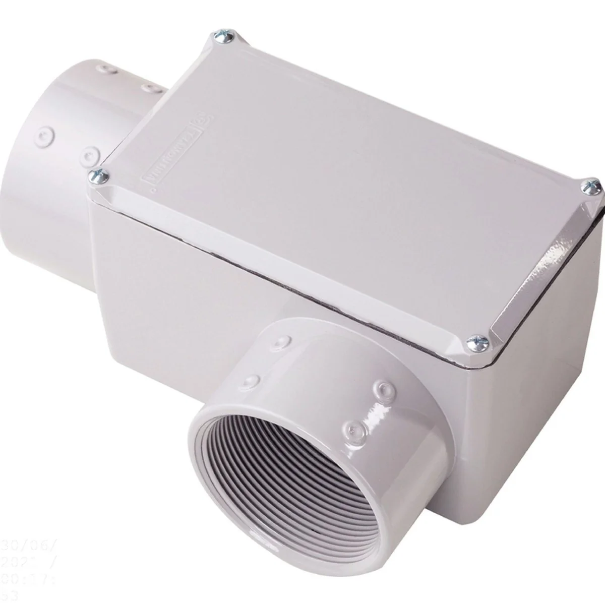 Condulete Fixo lr 3/4 Com Tampa / Com Rosca Npt / Com Pintura Eletrostática A Pó Tramontina