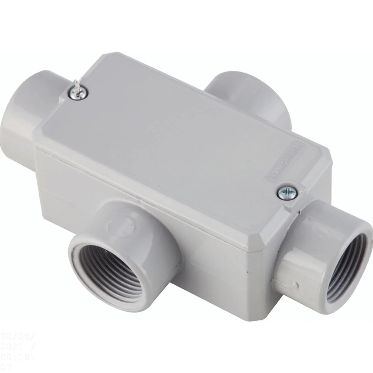 Condulete Fixo x 3/4 Com Tampa / Com Rosca Npt / Com Pintura Eletrostática A Pó Tramontina