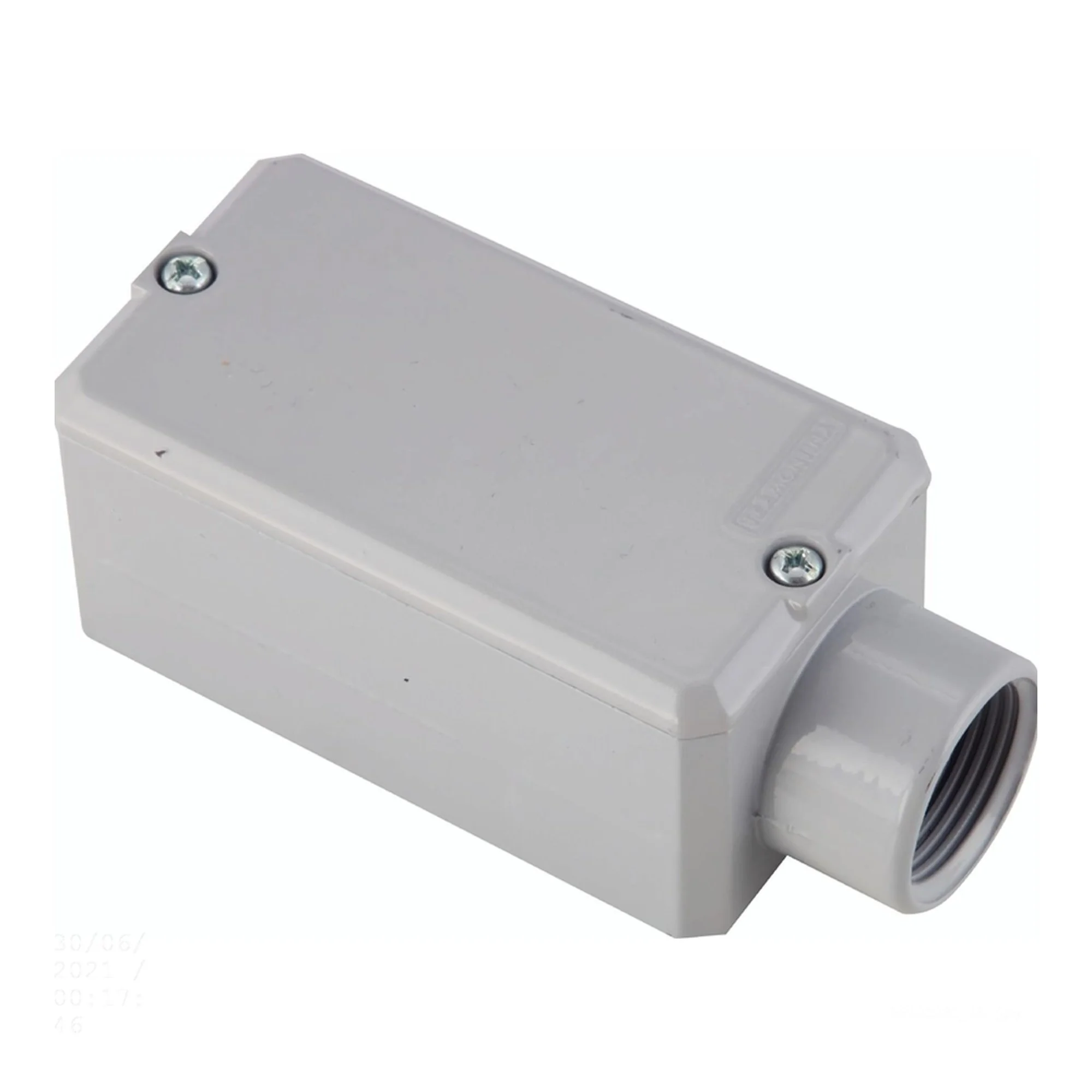 Condulete Fixo 3/4  Tipo  e  - Tampa / Pintura Eletrostáticaa Pó / Sem Rosca