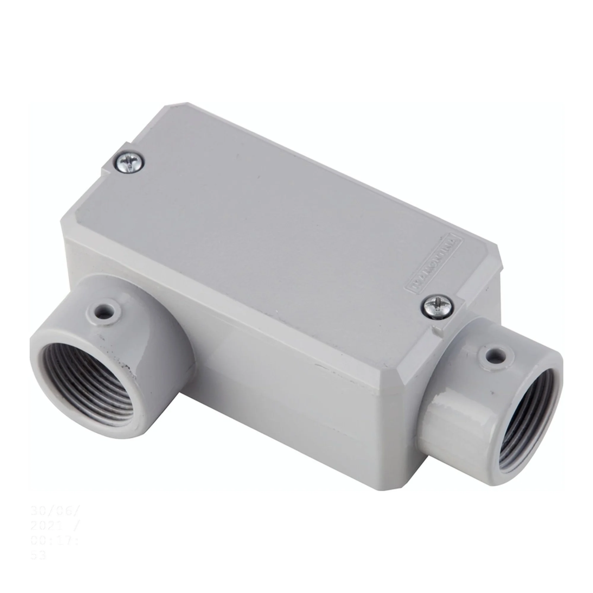 Condulete Fixo 3/4  Tipo  lr  - Tampa / Rosca Bsp / Pintura Eletrostáticaa Pó