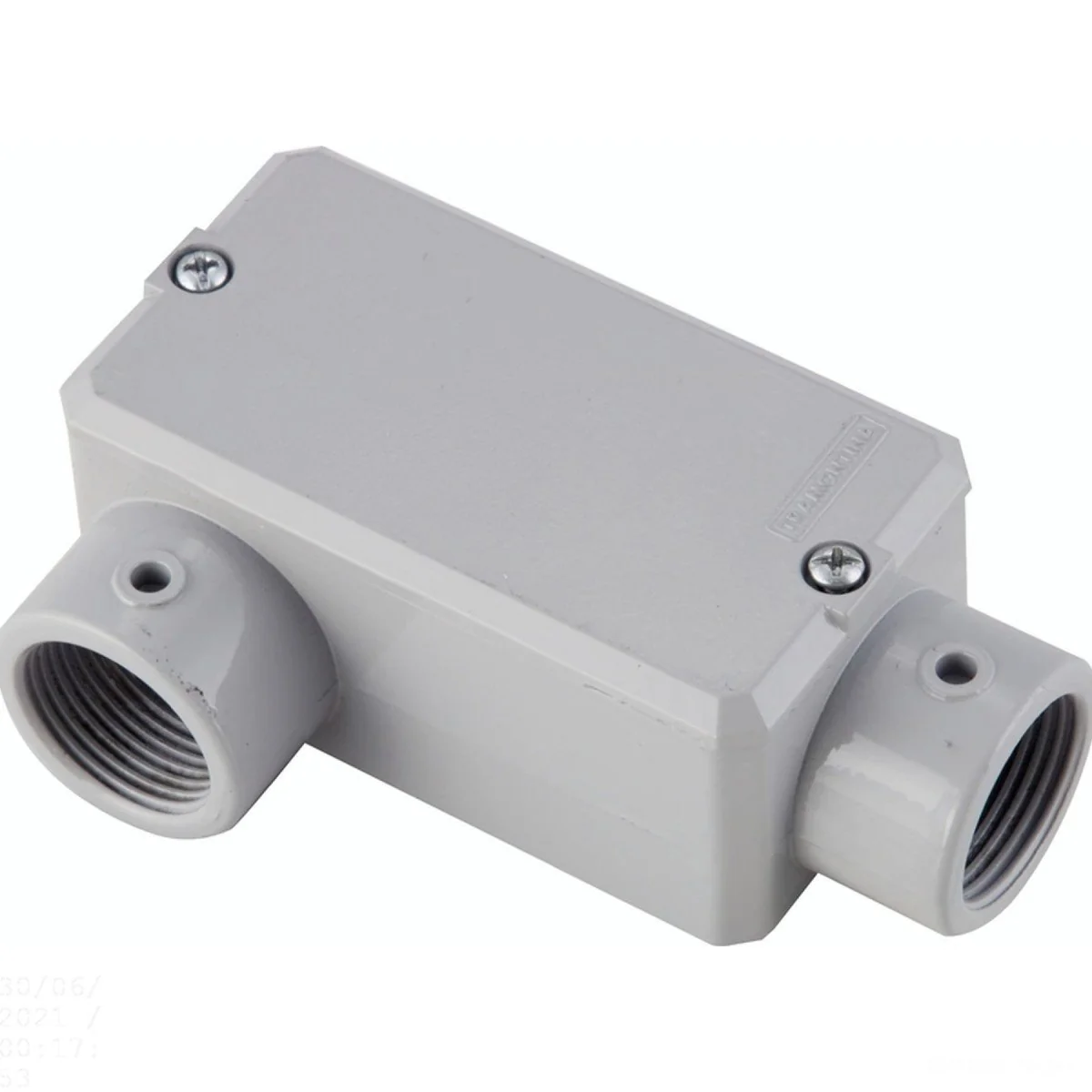 Condulete Fixo 1 Tipo lr - Com Tampa / Rosca Bsp / Com Pintura Eletrostática A Pó Tramontina