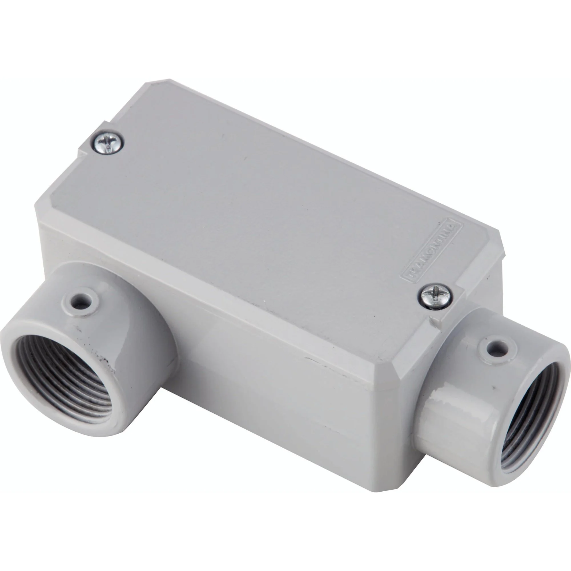 Condulete Fixo Tipo lr Tramontina 1/2 Tampa / Sem Rosca / Pintura Eletroestáticaa Pó