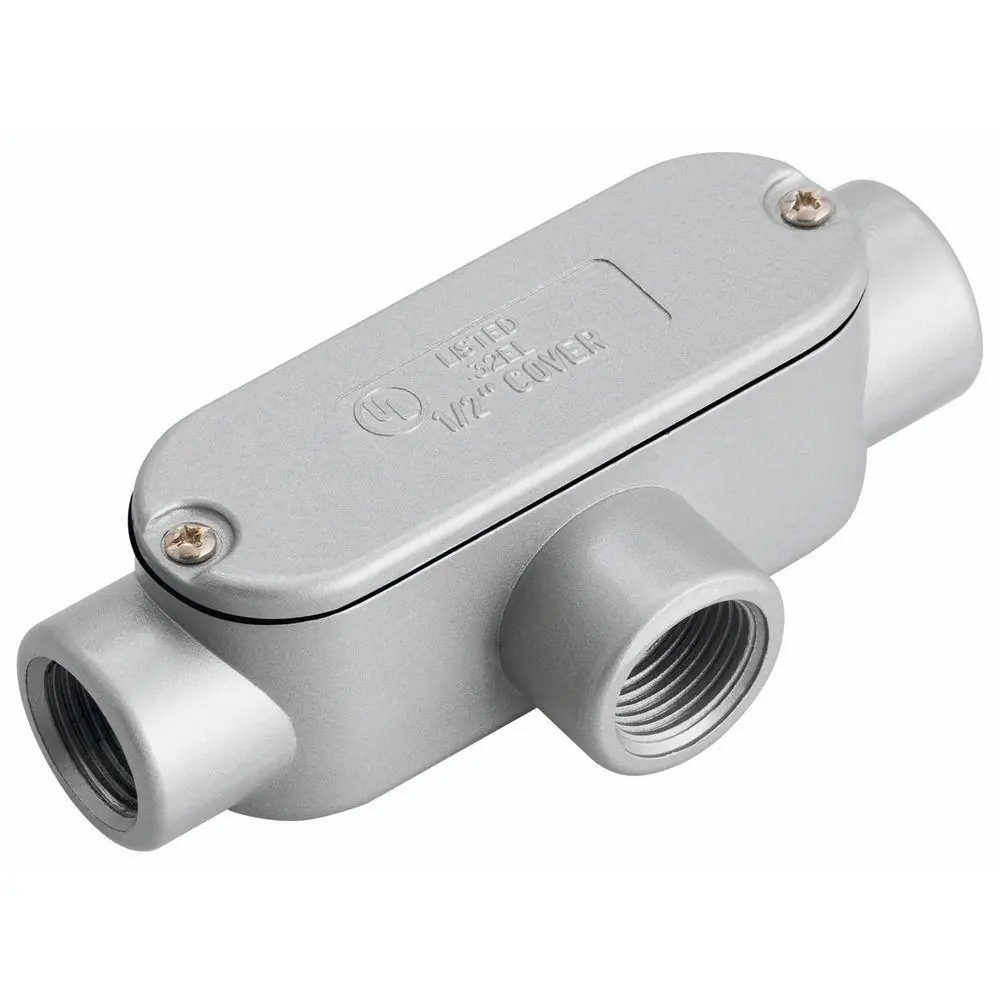 Condulete Fixo Ovalado 1.1/2" Tipo "t" Rosca Bsp Com Pintura