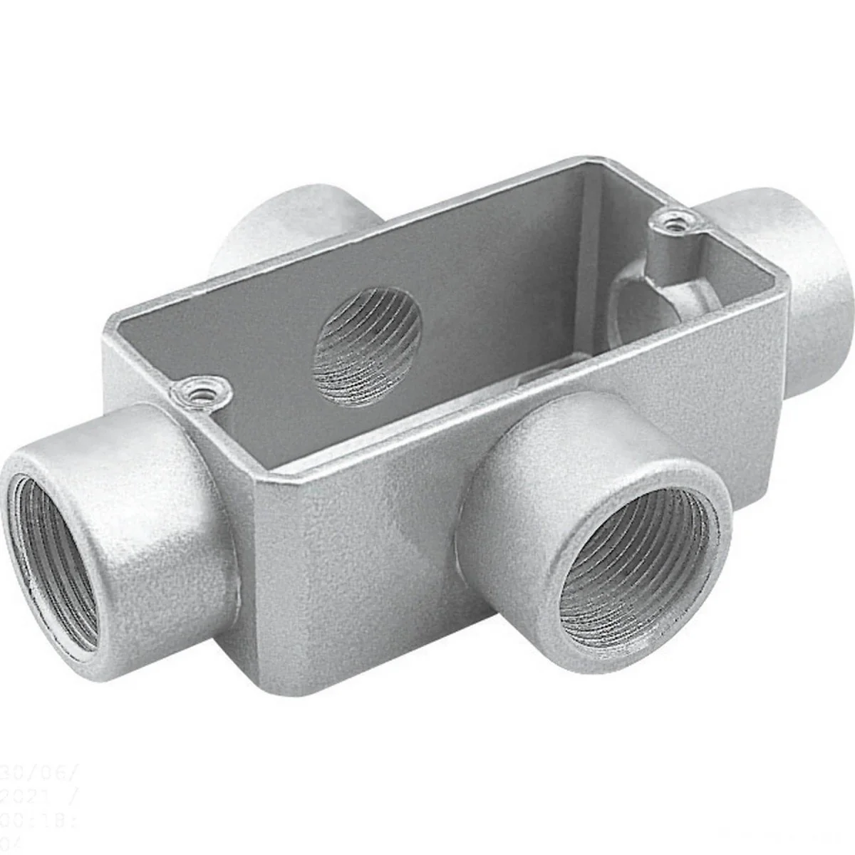 Condulete Fixo 3/4  Tipo  x  - Sem Tampa / Rosca Bsp / Sem Pintura Tramontina