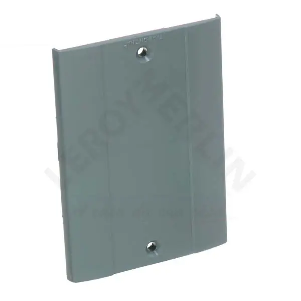 Condulete Pvc Tampa Cega Cinza Escuro