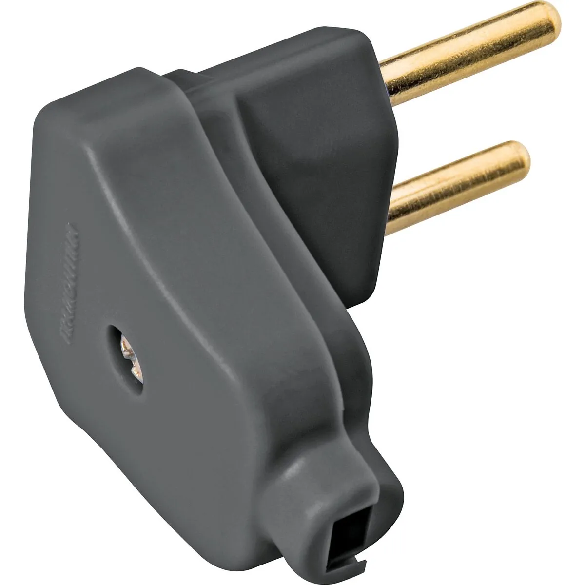 Plug Macho Ang.2p 10a Nbr Pt Tramon