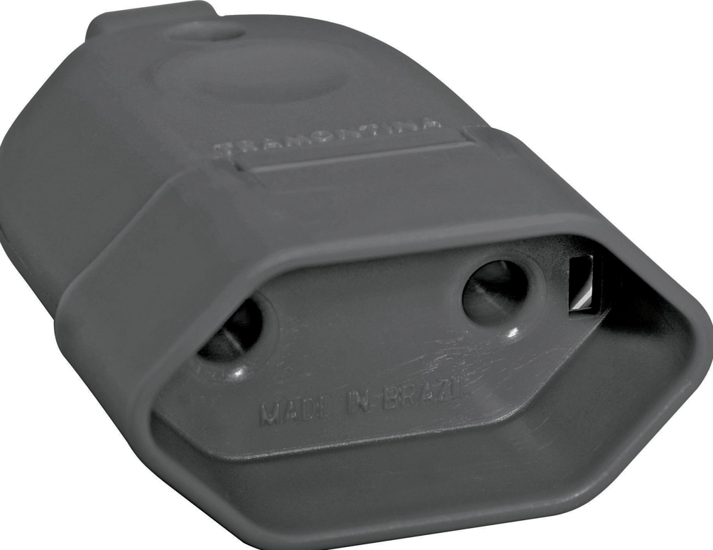 Plug Femea 2p 10a Nbr Pt 14136 Tram