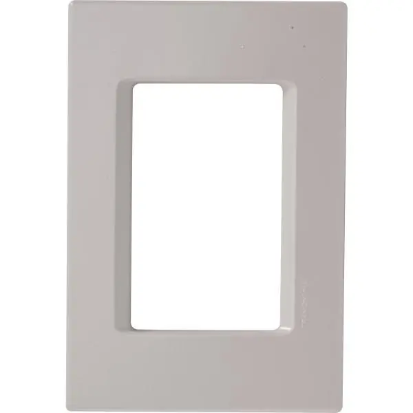 Placa 3 Postos 4x2 Tramontina Izyflat Branco Pérola