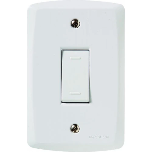 Conjunto Interruptor Bipolar Simples 10a/250v