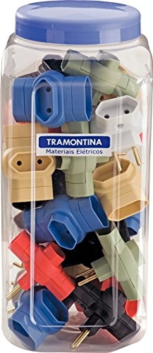 Pote Com Plug Tramontina Nbr 14136 Colorido Com 24 Peças