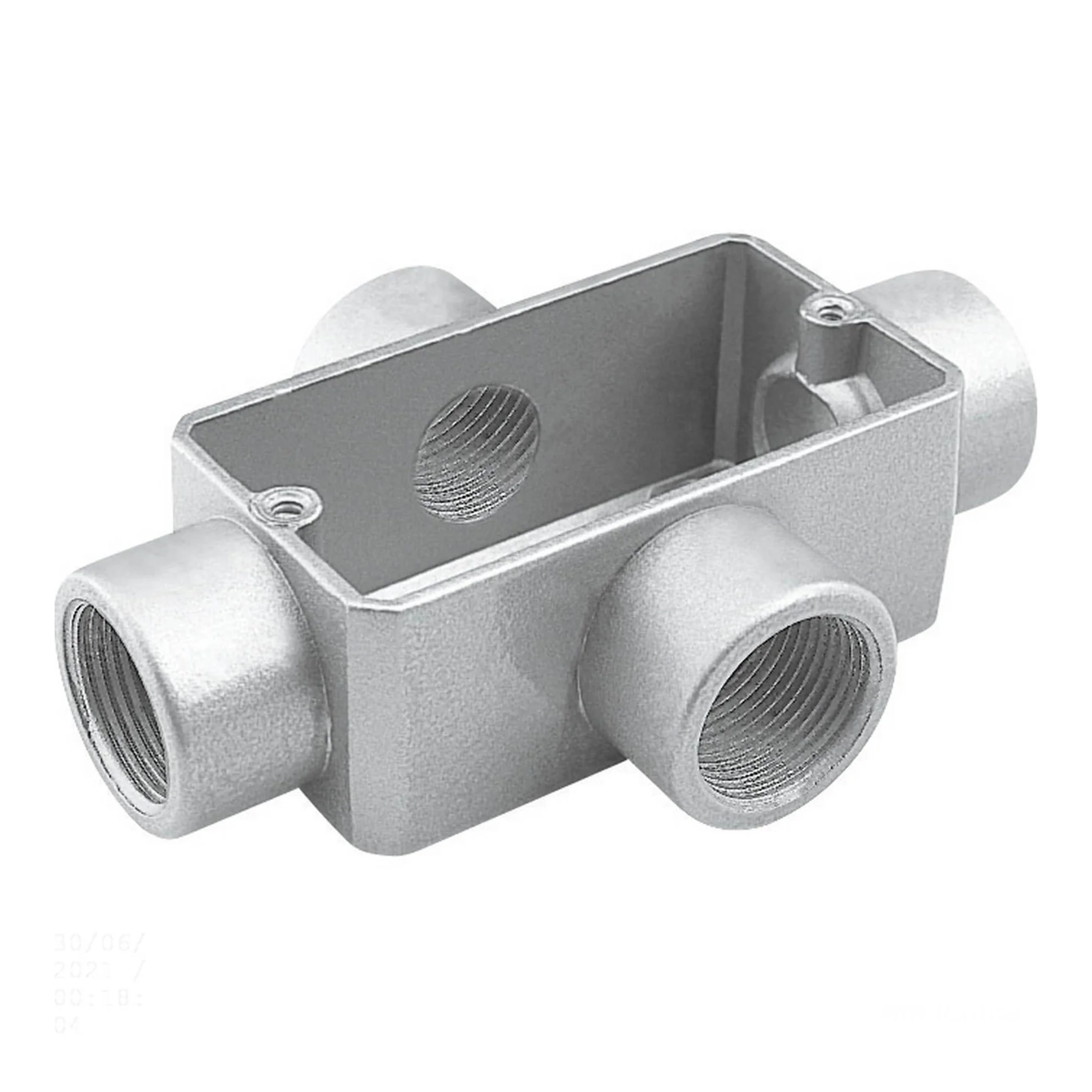 Condulete Fixo 1.1/4 Tipo x - Tampa / Sem Rosca / Sem Pintura