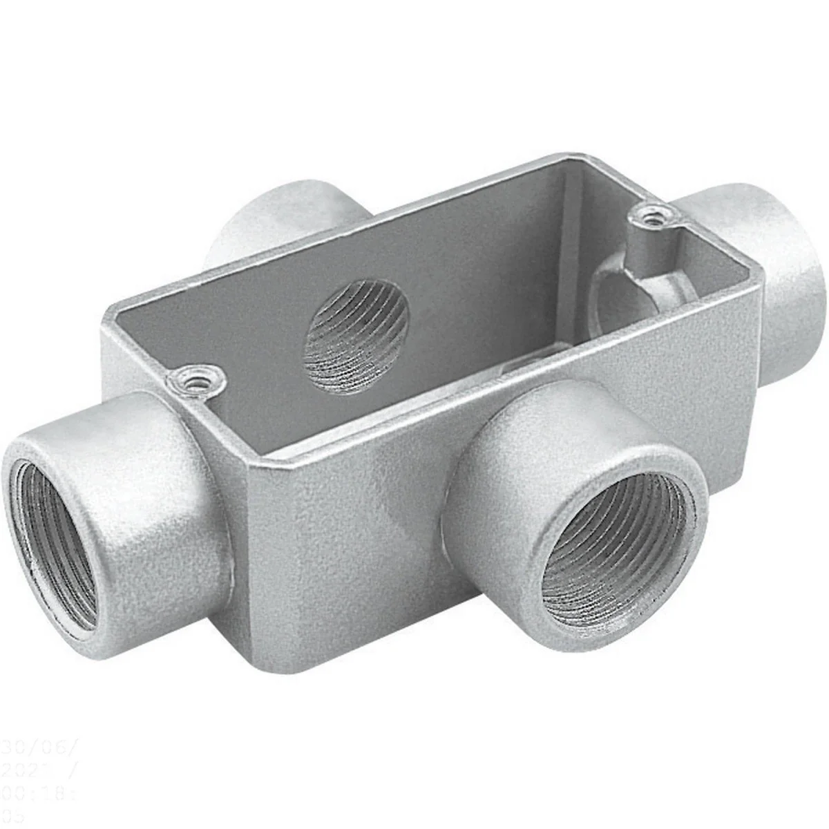 Condulete Fixo 2 Tipo x - Com Tampa / Sem Rosca / Sem Pintura Tramontina