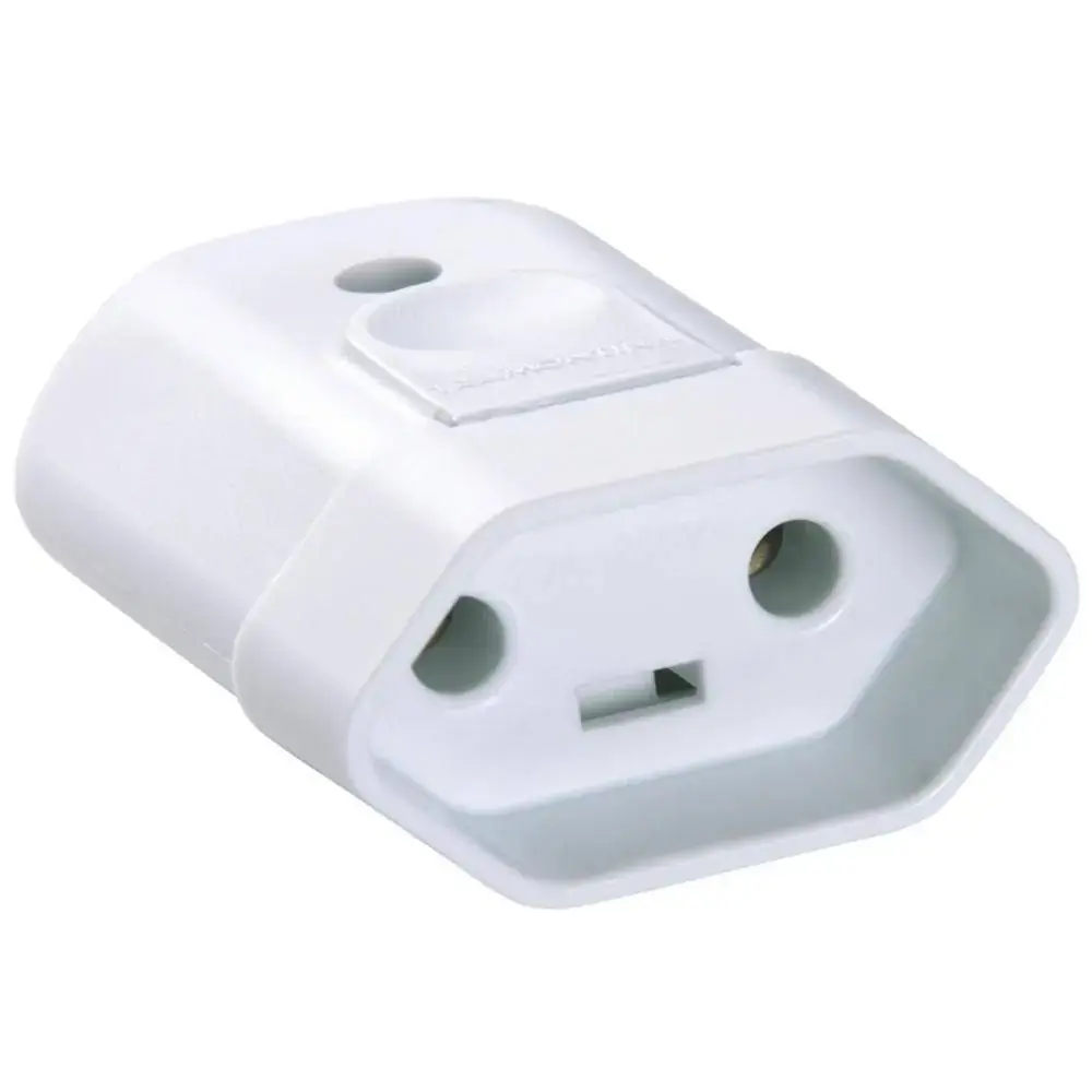 Plugue Femea 2p 20a 250v Branco