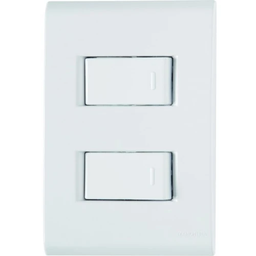 Cj Interruptor Simples + Paralelo 4x2 - Tramontina Liz - Tlz57170/045br